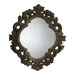 Milena Mirror in Antiqued Gold