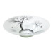 Small Winter Elm Bowl in White and Smoked