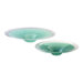 Small Caribbean Plate in Turquoise and Clear