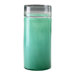 Large Caribbean Vase in Turquoise and Clear