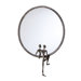 Kobe 25" Mirror in Raw Steel