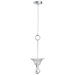 Peek-a-boo 1 Light Pendant 1 in Clear