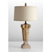 Uma Table Lamp in Golden Roxbury