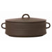 Flamestone Brown 4-Qt. Round Casserole