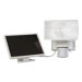 Solar Powered 50 LED Motion-Activated Outdoor Security Floodlight in White