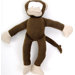 Everyday Denim Monkey Toy in Brown