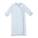 Hello Goodbye Print Side Snap Gown