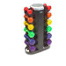 Dumbbell Jelly Bell Rack with Casters (Set of 6)