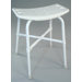 Extra High Blow Molded Bath Bench in White without Back