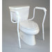 Toilet Safety Rail in White