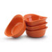 Bubble and Brown 4-Piece 3 oz. Dipping Cup Set
