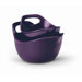 Stoneware 2 Piece Mixing Bowl Set in Purple