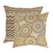 Riley and Wave Floor Pillow (Set of 2)