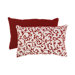 Flocked Damask Rectangular Throw Pillow