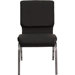Hercules Series 18.5'' Wide Stacking Church Chair with 4.25'' Thick Seat