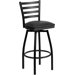 Hercules Series Back Swivel Bar Stool