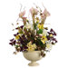 25" Pitcher Plant, Hydrangea, Helleborus and Oncidium with Urn