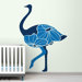 Fauna Floral Ostrich Wall Decal
