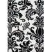 Sabrina OffWhite/Black Floral Rug