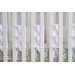 Minky Ventilated Slat Bumper with White Ties in White