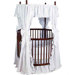 Carnation Eyelet Round Crib Bedding Set