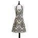 Cream and Black Damask Bib Chef's Apron