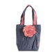 Denim Flower with Lunch Tote Bag