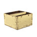 Vintage Chinese Square Rice Bucket in Butter
