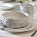 Bianca Flute and Bead 16 Piece Dinnerware Set
