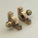 36" Sovereign Tubular Stair Rod Set with Smooth Brackets Ball Finials
