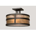 Portland Round Drop Semi Flush Mount