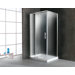 40'' Corner Glass Pivot Door Shower Enclosure with Acrylic Base
