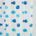 Wiggly Fish Vinyl Shower Curtain