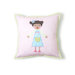 Blue Girl Pillow