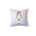 Green Girl Pillow