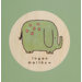 Elephant Picture Frame in Distressed Green