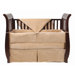 Four Piece Organic Cotton Velour Crib Set