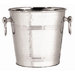 7 Qt. Stainless Steel Wine Bucket in Hammered