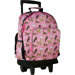 Horses in Pink High Roller Rolling Backpack