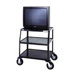 Pixmate 24" x 38" Shelf Television Cart With 8" Pneumatic Tires