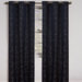 Meridian Grommet Blackout Window Panel in Black