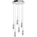 6 Light Crystal Pendant
