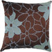 T-2969 18" Decorative Pillow in Chocolate