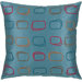 T-3569 18" Decorative Pillow in Peacock Blue