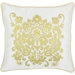 T-3893 18" Decorative Pillow in White