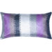 Black and Purple Cotton Decorative Pillow