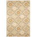 Country Tan/Green Bubblerary Rug