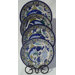 Aqua Fish Design Side Plates (Set of 4)