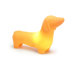 Dachshund Dog Pet Lamp in Sunset Orange