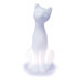 Siamese Cat Pet Lamp in Soft White